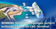 BENNING Stromversorgungen sichern kritische Lasten im LNG-Terminal
