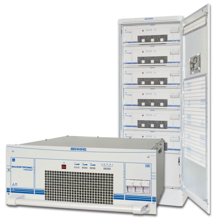 Inverter (90 kVA) and a module for setting up industrial power supplies