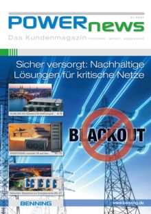 POWER news, Ausgabe Q1/2024, Kundenmagazin deutsche Titelseite