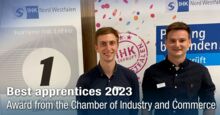Best apprentices 2023 - Award from the Chamber of Industry and Commerce