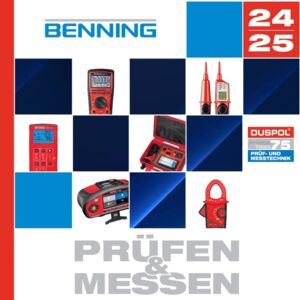 BENNING Prüf- und Messtechnik Katalog (2023/2024) Titelseite